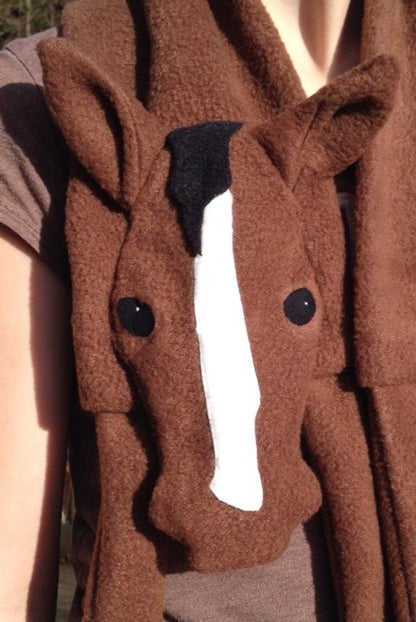 Horse Scarf Sewing Pattern, snugglepuppyapplique.com