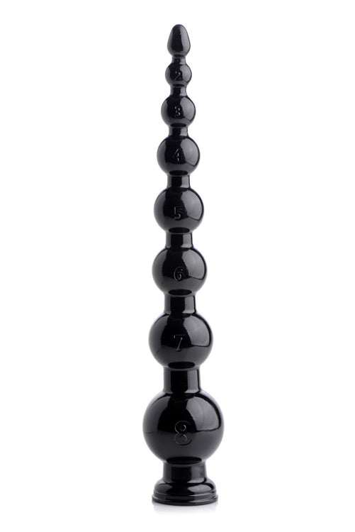 Hosed 19 inch Graduated Beaded Anal Snake