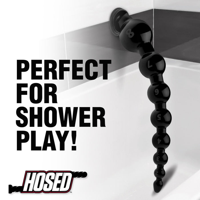 Hosed 19 inch Graduated Beaded Anal Snake