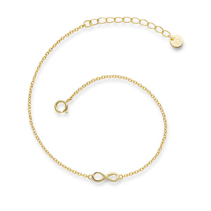 Infinity Armband gold