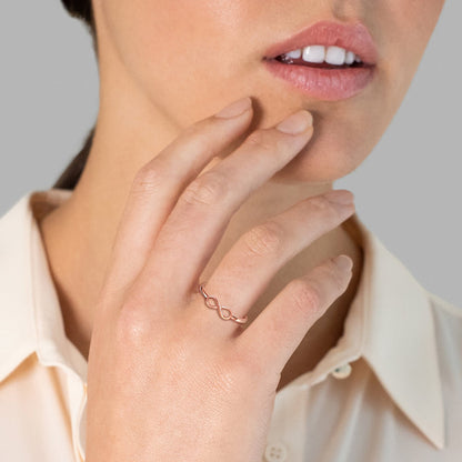 Infinityring roségold