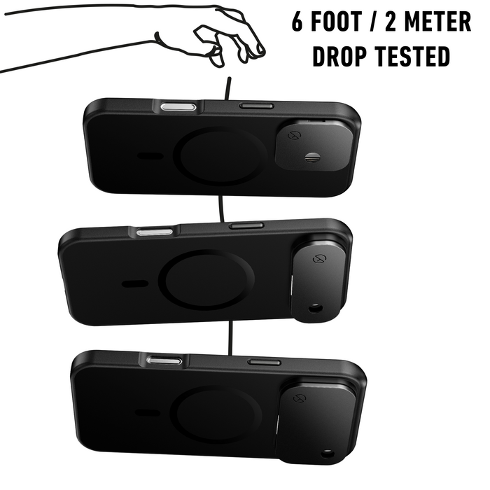 iPhone 17 privacy case with camera cover and lens protector – Spy-Fy