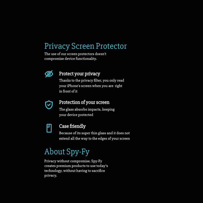iPhone Privacy Screen Protector