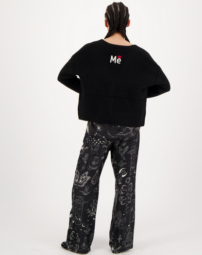 Irene Black Cardigan