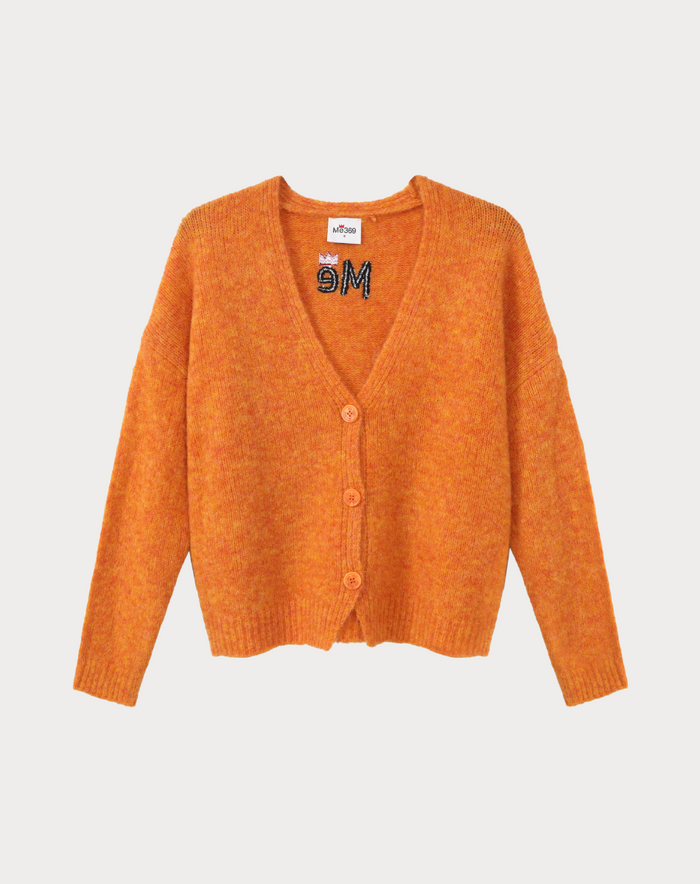 Irene Orange Cardigan