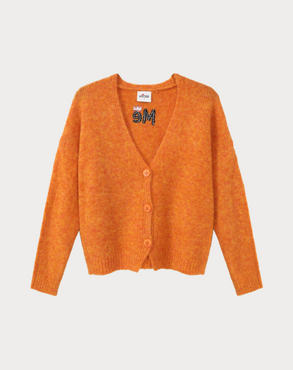 Irene Orange Cardigan