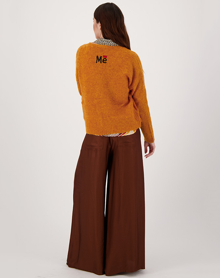 Irene Orange Cardigan