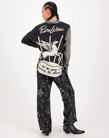 Isabel Printed Black Magic Shirt