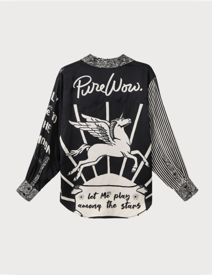 Isabel Printed Black Magic Shirt