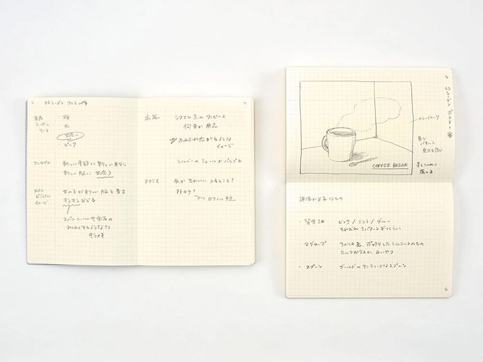 Isshoni A5 Grid Notebook