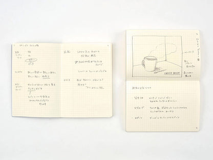 Isshoni A5 Grid Notebook