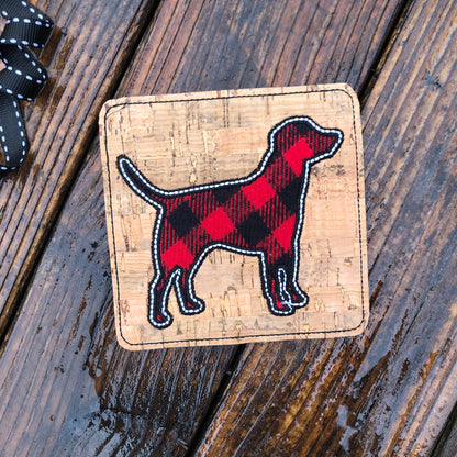 In the hoop dog coaster by snugglepuppyapplique.com