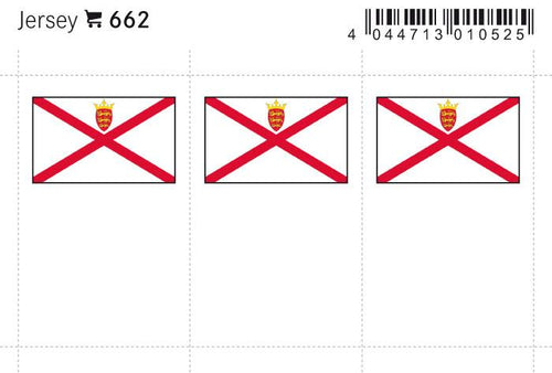 Jersey Flag Labels