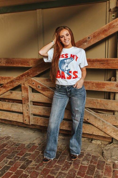 KanCan Vintage Fade Mid-Rise Wide Leg Jeans1