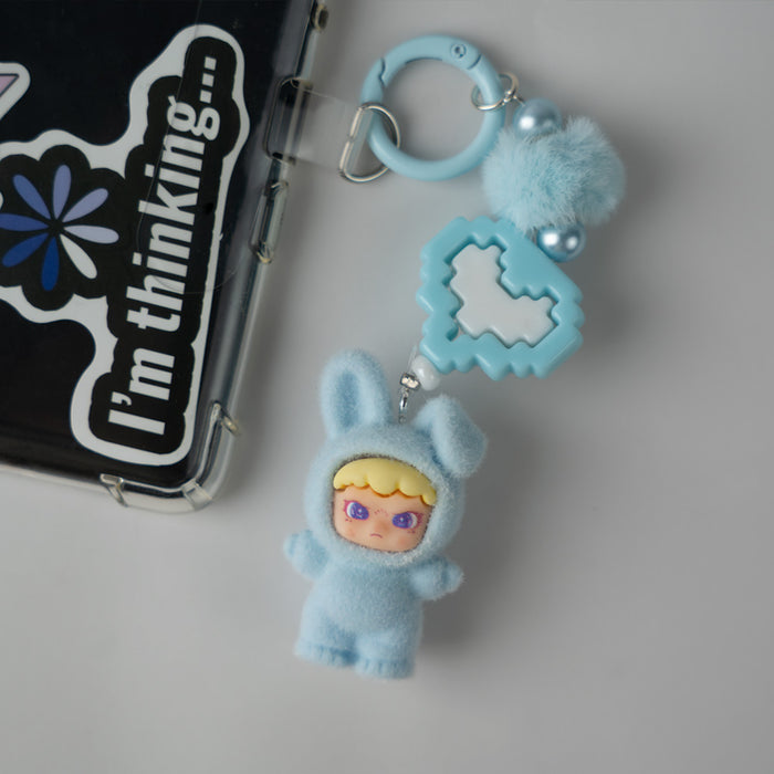 Kawaii Bunny Charm Blue