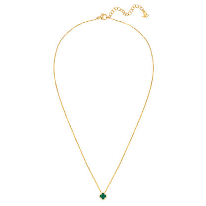 Kette Clover Malachit (synth.)