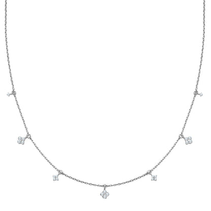 Kette mit kleinen Zirkonia-Anhängern