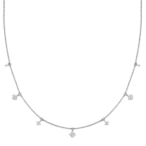 Kette mit kleinen Zirkonia-Anhängern