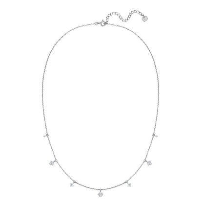 Kette mit kleinen Zirkonia-Anhängern