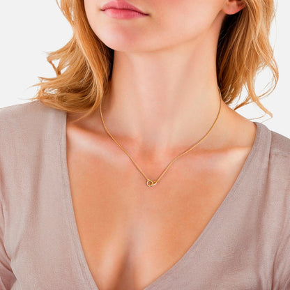 Kette Twice mit gold mit Zirkonia