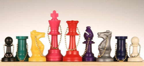 Key Chain Pieces (Set of 17) - Piece - Chess-House