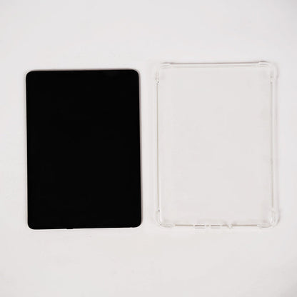 Black square object on a white background