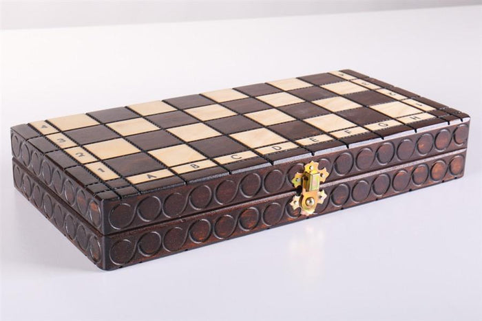 KINGS Wooden Chess Set, 11 1/4" Square - Chess Set - Chess-House