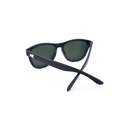 Knockaround Sunglasses | Premiums | Black / Green Moonshine