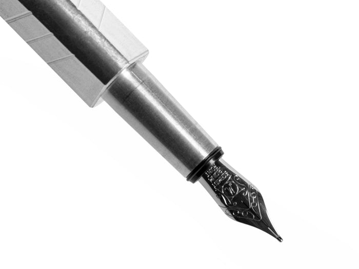 KOLO Tino Fountain Pen - Raw Aluminum