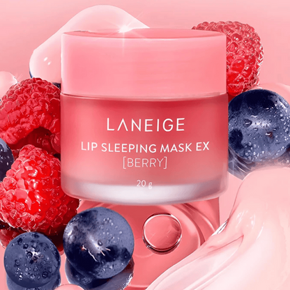 Best Beauty Group Berry LANEIGE Lip Sleeping Mask Overnight Lip Treatment 20g