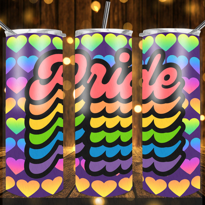 LBGTQ Pride Retro -Drink Tumbler