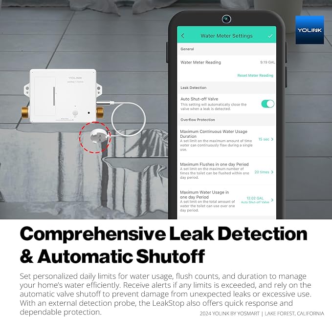 Comprehensive Leak Detection & Automatic Shutoff