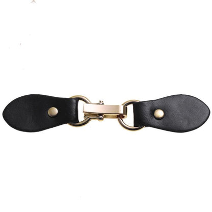 5.5 Inch Leather Closure Black/Gold