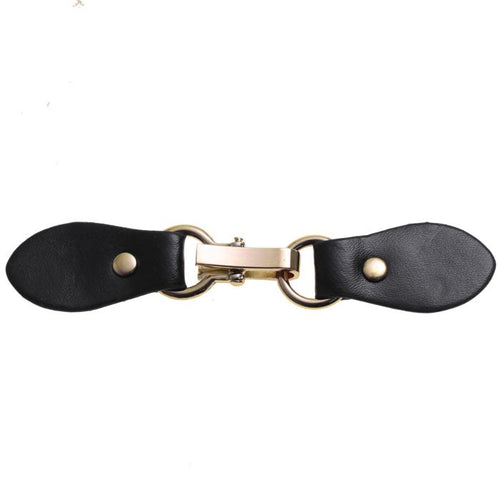 5.5 Inch Leather Closure Black/Gold