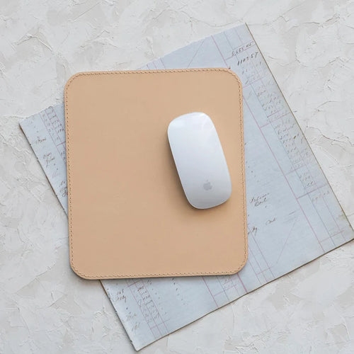 Leather Mouse Pad, Tan