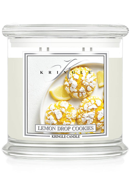 Kringle Candle with lemon drop cookies design on a white background