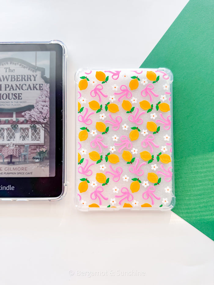 Lemons and Bows Kindle Case and/or Bookmark [Combined Listing]