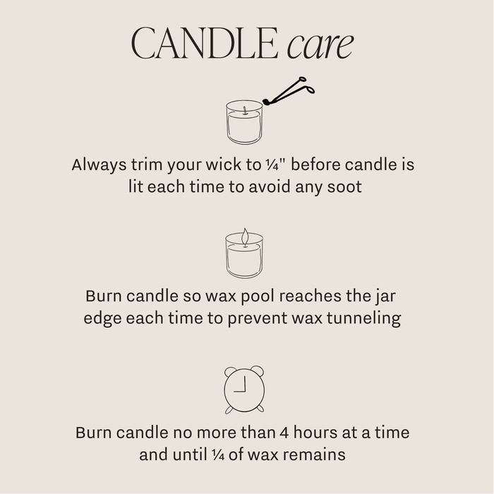 Let It Snow Soy Candle | 9oz. Clear Jar - Sweet Water Decor - Candles