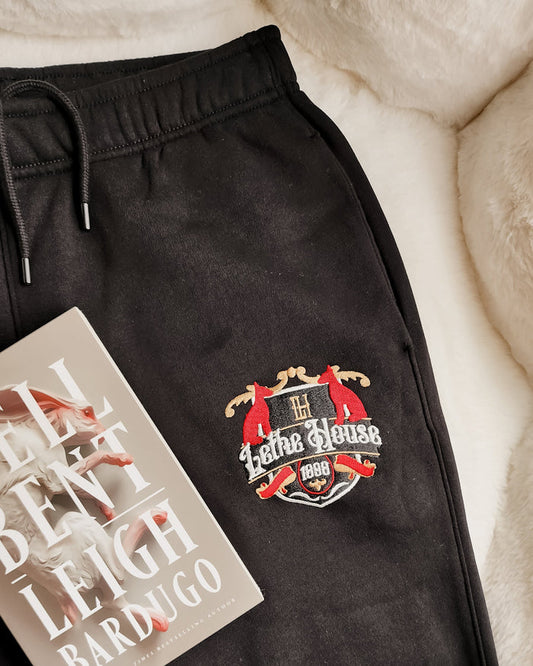 Lethe House Embroidered Sweatpants - The Bean Workshop - leigh bardugo, ninth house, sweatpants