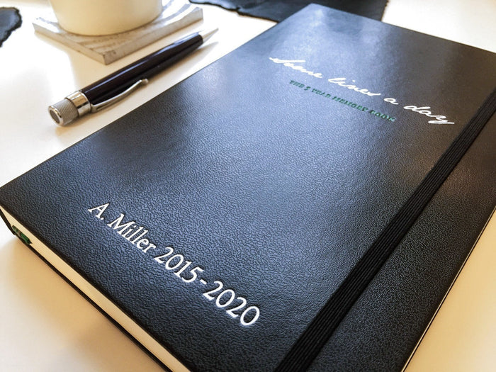 Leuchtturm 1917 Some Lines a Day - 5 Year Journal - Black