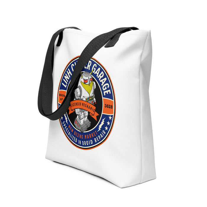 Linh Cinder Garage Tote Bag - The Bean Workshop - Bookish Accesories, Iko, Linh Cinder, Linh Cinder Garage, Marissa Meyer, The Lunar Chronicles, tote, Tote bag