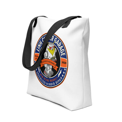 Linh Cinder Garage Tote Bag - The Bean Workshop - Bookish Accesories, Iko, Linh Cinder, Linh Cinder Garage, Marissa Meyer, The Lunar Chronicles, tote, Tote bag