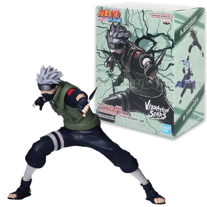 Little Buddy Naruto Shippuden Vibration Stars - Kakashi Hatake & Uchiha Madara -(A: Hatake Kakashi) Figure