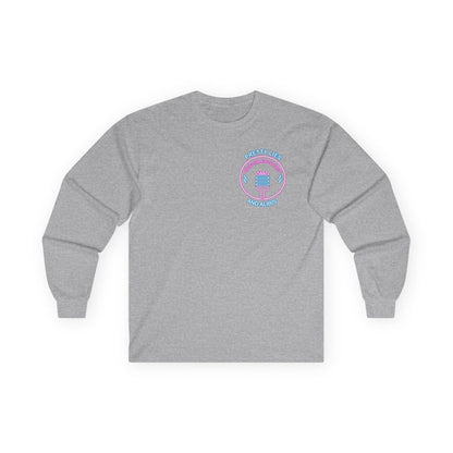 Long Sleeve Tee — "Stack Chips Not Charges" Crime Con 26'