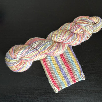 Love Is Love - Valentine's Day 2026 Self Striping Sock Set & Solo Skeins - Self Striping Merino Nylon Sock