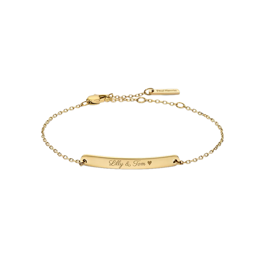 Loveprint Armkette Gold