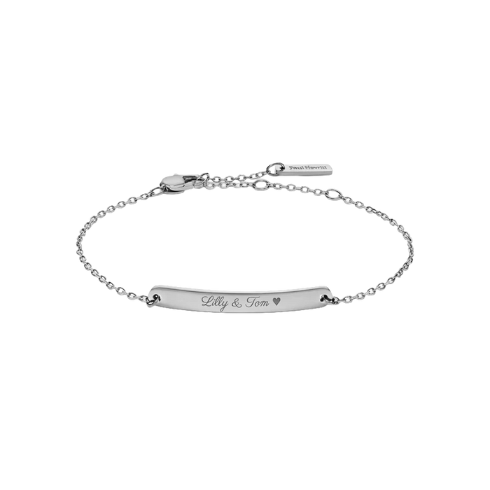 Loveprint Armkette Silber