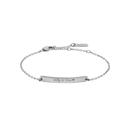 Loveprint Armkette Silber