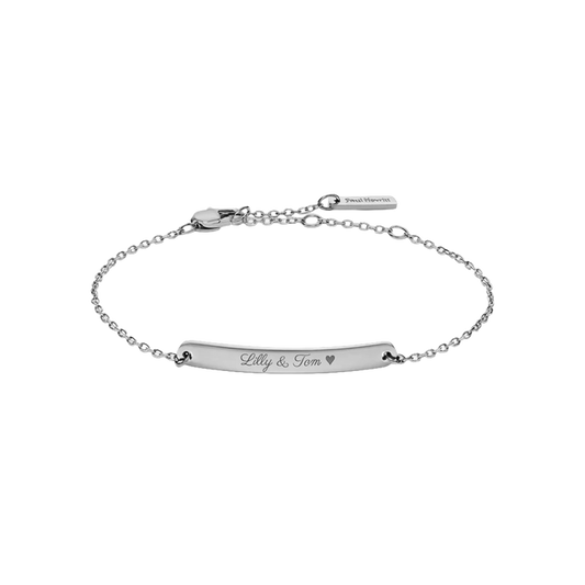Loveprint Armkette Silber
