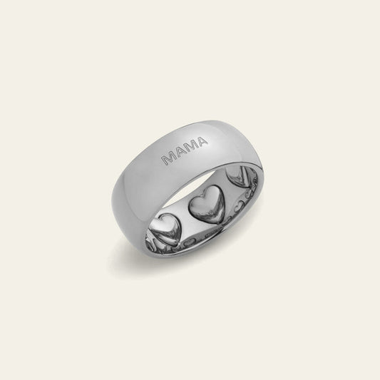 Loveprint Ring Mama Silber